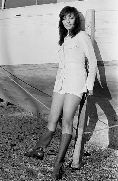 Michle Mercier short-shorts 1970s