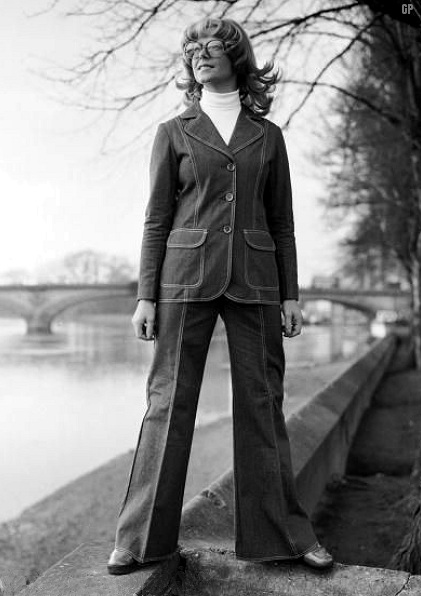 trouser suit vintage